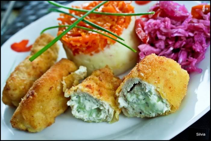 Chicken breast stuffed with cream cheese