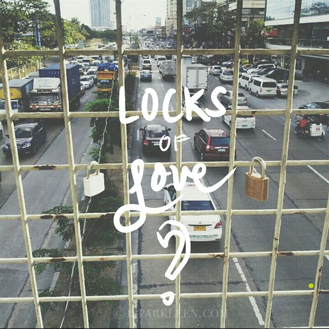 Katipunan blue bridge Regis Quezon City lovelock