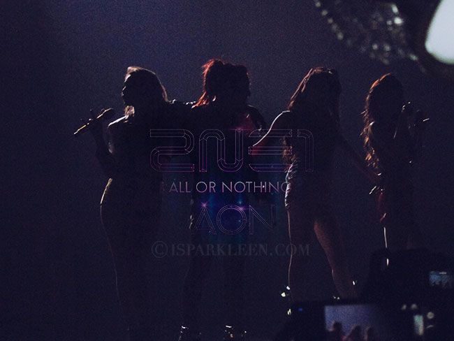 2NE1 All Or Nothing Live in Manila concert Mall of Asia Arena