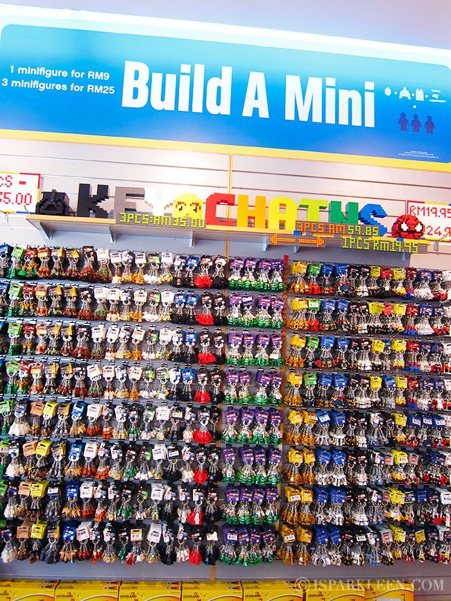 SGMY2013 LEGOLAND Malaysia Johor Bahru Theme Park LEGO minifig keychain