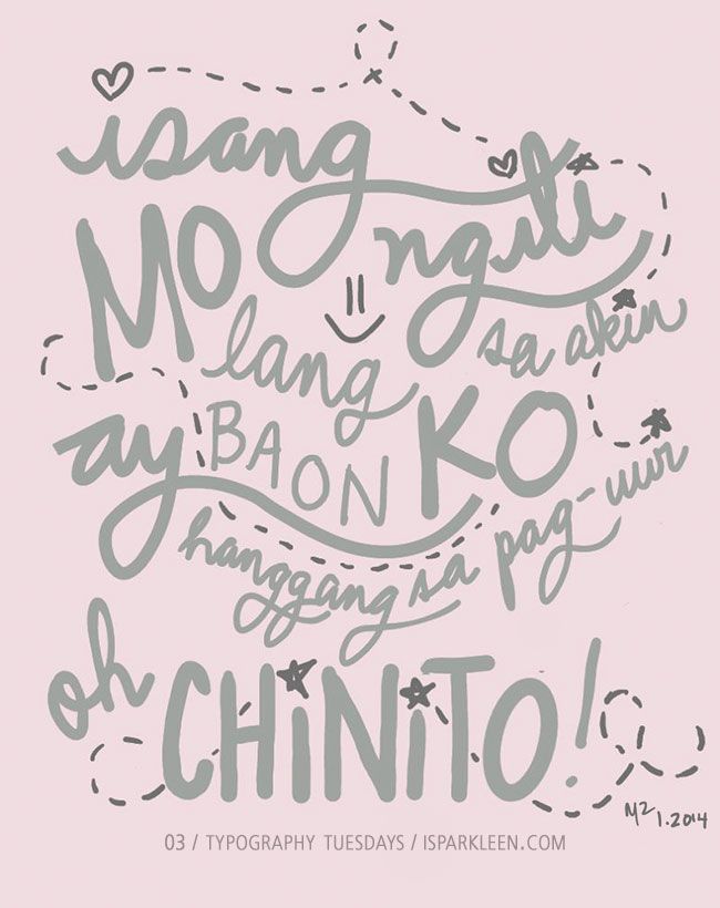 isparkleen typography tuesdays chinito yeng constantino samsung galaxy note snote spen