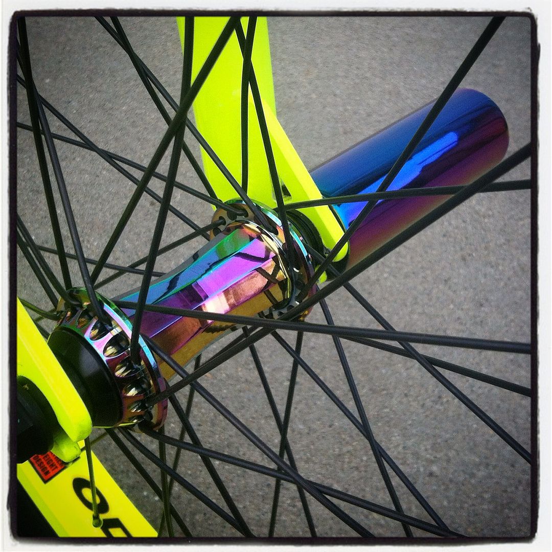 bmx frame oil slick