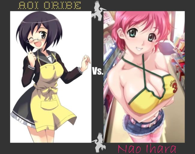 In the final match of Division 6 the extremely cute and busty Aoi Oribe 