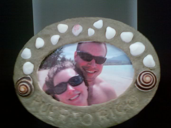 sand,mod podge
