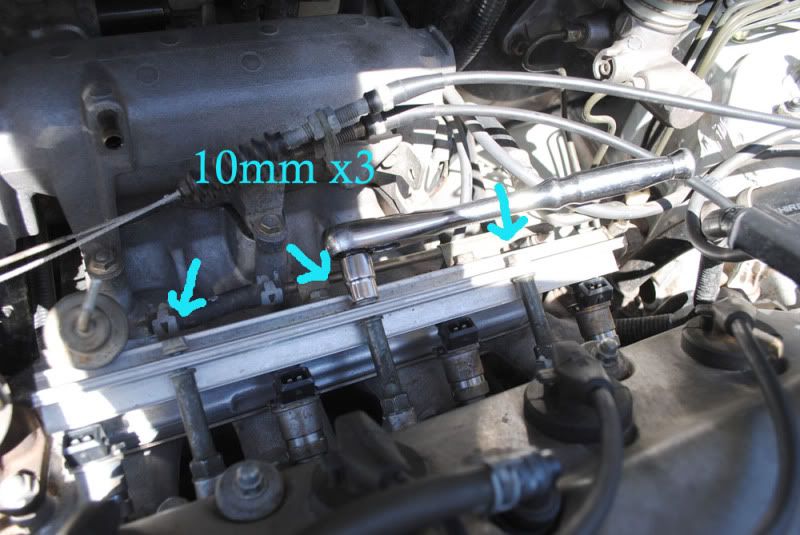 How to replace fuel injectors 1995 honda accord #2