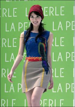 CHLOE blocked color 'bird' printed cotton dress for $119 -shopyop