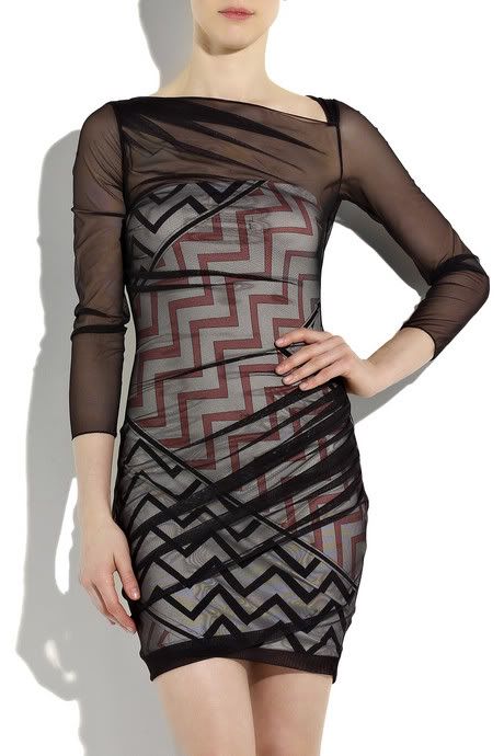 EMILIO PUCCI zigzag printed silk dress for $123 -shopyop