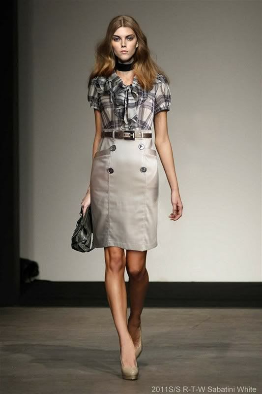 GUCCI blocked color belted silk dress for $123 -shopyop