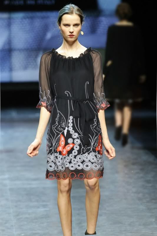 MJ black embroidery silk dress for $120 -shopyop