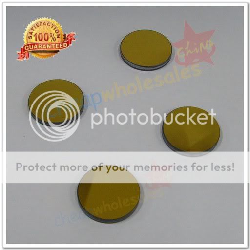 1PC 20/25mm laser Silicon Gold Plated Reflection Mirror  