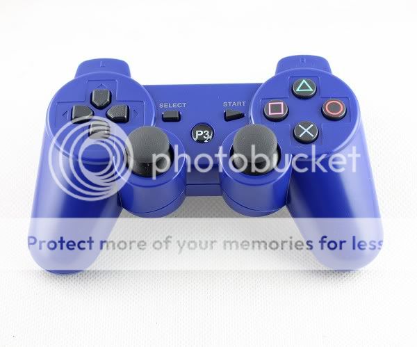 New DualShock Six Axis Blue Wireless Controller for Sony Playstation 3 