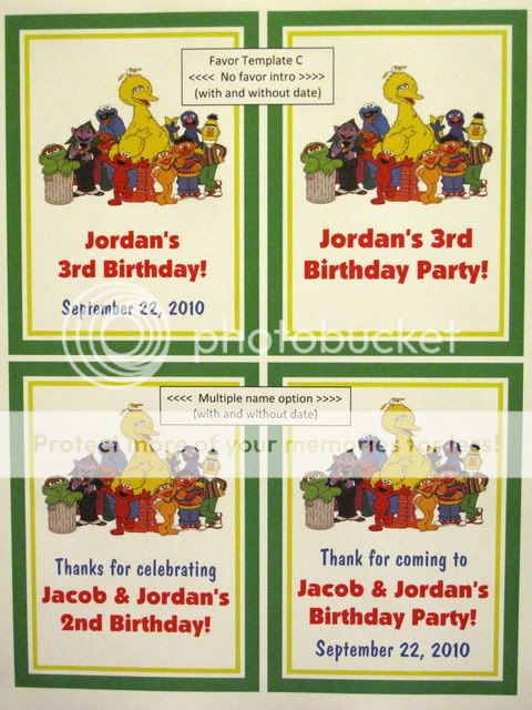 Bubble Guppies Birthday Invitations Favors Water Candy  