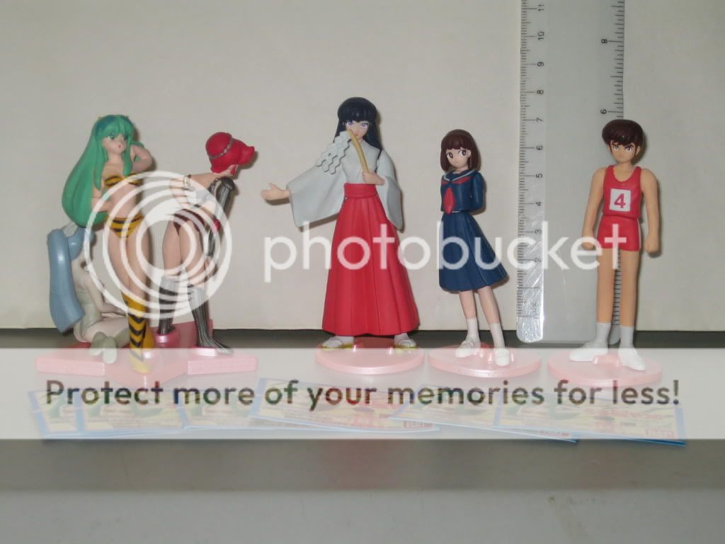 Urusei Yatsura Lum Invader Figures set of 6 Gashapon  