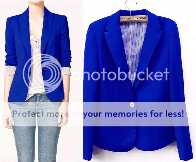 Boyfriend Zara Buckle Suit Turn Back Cuff Blazer Jacket  