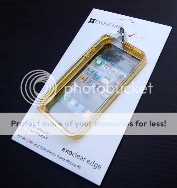 Yellow Gold Exogear Exoclear edge bumper the best iPhone 4 4S hard 