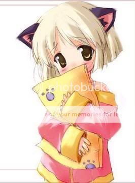 Shy Anime Cat Photo by katelynwashere12 | Photobucket